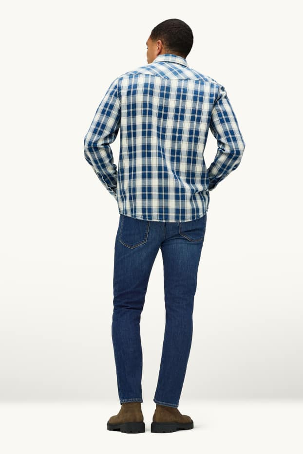 Herren - Slim Jeans - Flex Jog Denim - dunkeljeansblau