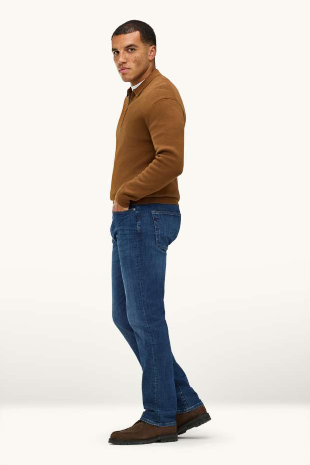 Pánské - Straight jeans - LYCRA® - džíny - modré
