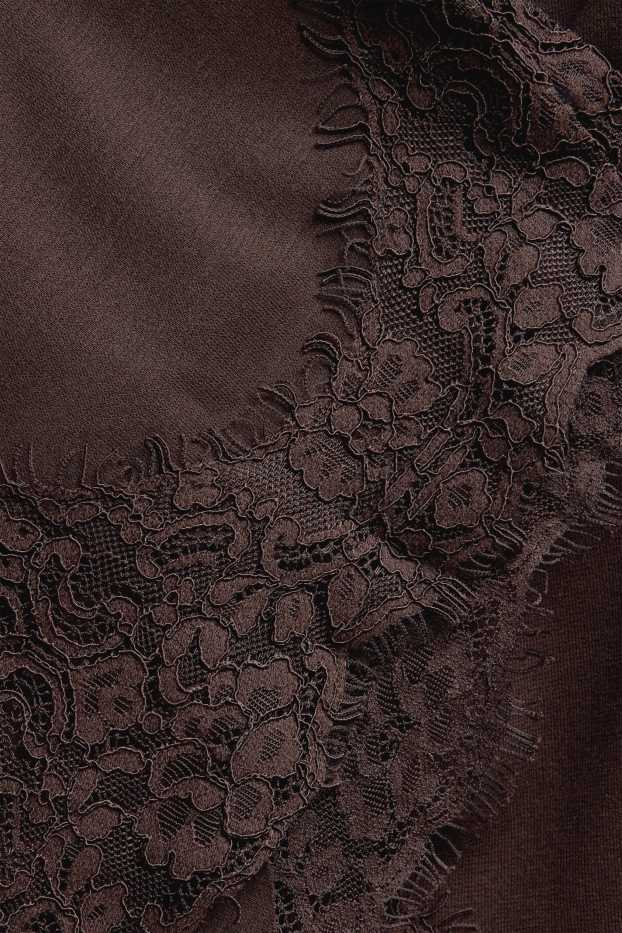 Damen - Bodycon-Kleid - dunkelbraun
