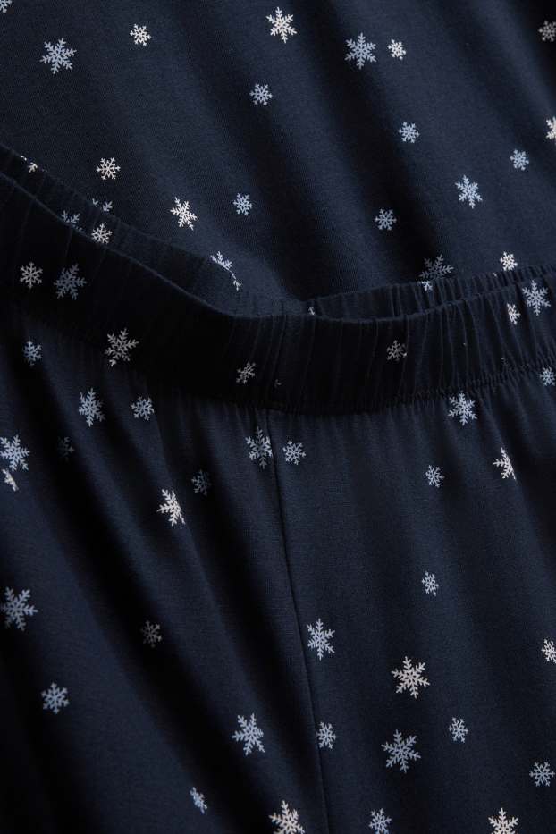 Donna - Pigiama - fantasia - blu scuro