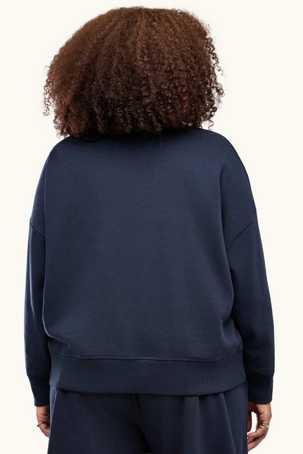 Damen - Sweatshirt - dunkelblau