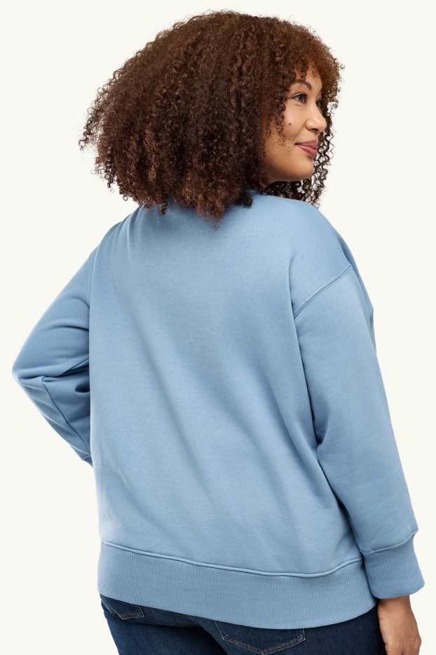 Women - Sweatshirt - Claude Monet - light blue
