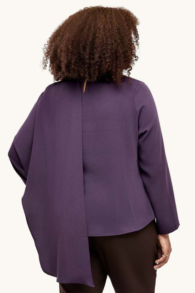 Femmes - Chemisier - look 2 en 1 - violet