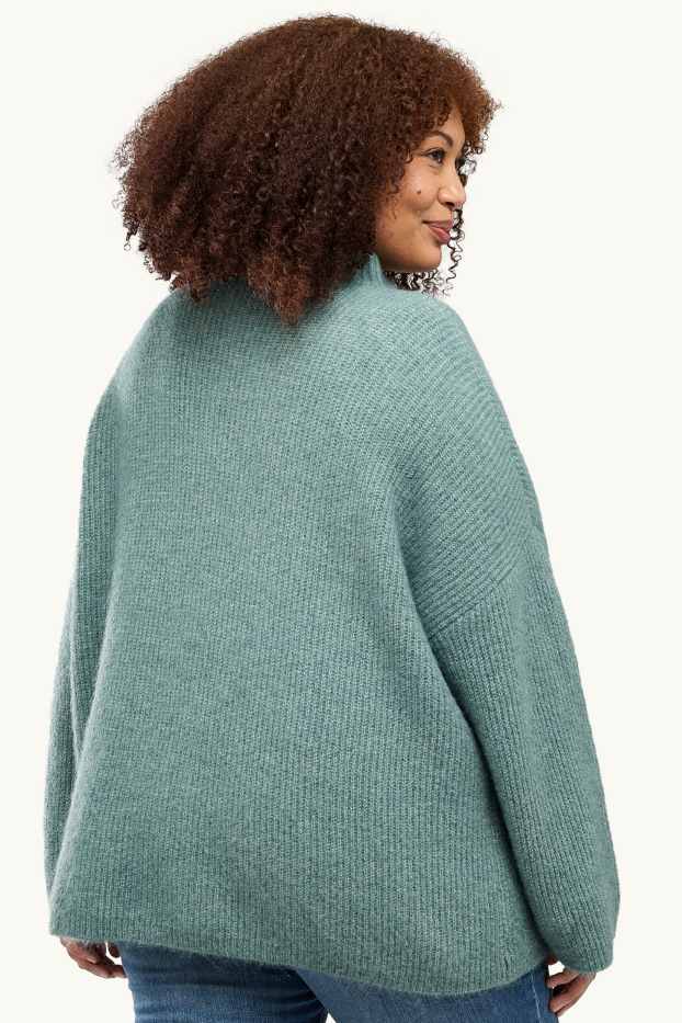Women - Jumper - light turquoise