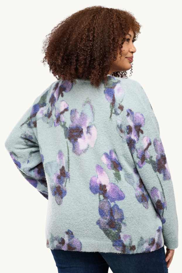 Dona - Jersei - de flors - verd clar