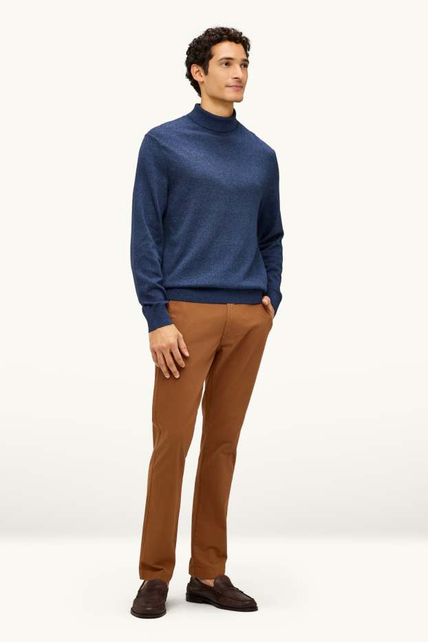 Herren - Chino - Slim Fit - Flex - hellbraun