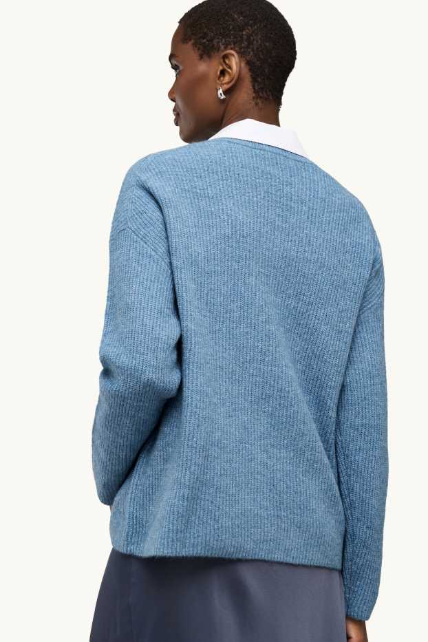 Dames - Trui - blauw