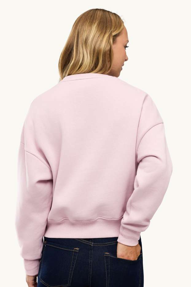Femmes - Sweat - rose tendre
