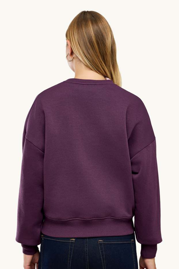Damen - Sweatshirt - lila