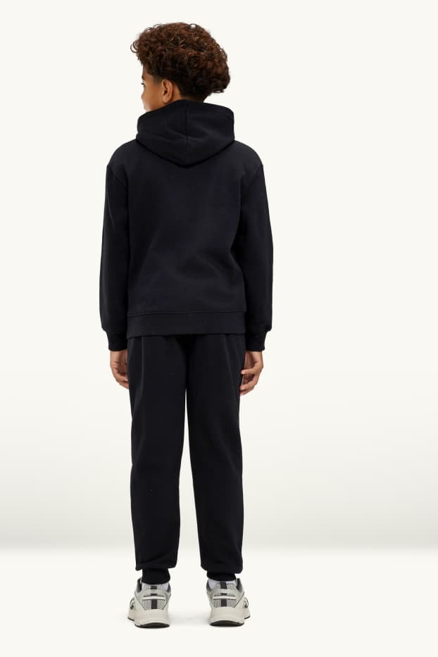 Nen - Patinador - conjunt - dessuadora amb caputxa i pantalons de xandall - 2 peces - negre
