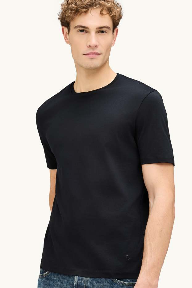 Herren - T-Shirt - Regular Fit - schwarz
