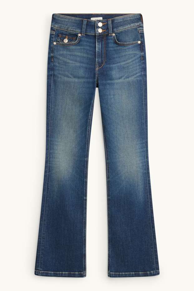 Femmes - Bootcut jean - mid waist - jean bleu