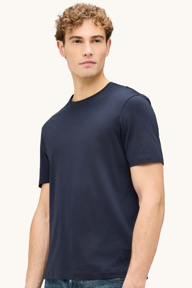 Herren - T-Shirt - Regular Fit - dunkelblau