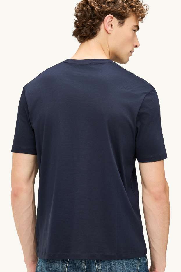 Herren - T-Shirt - Regular Fit - dunkelblau