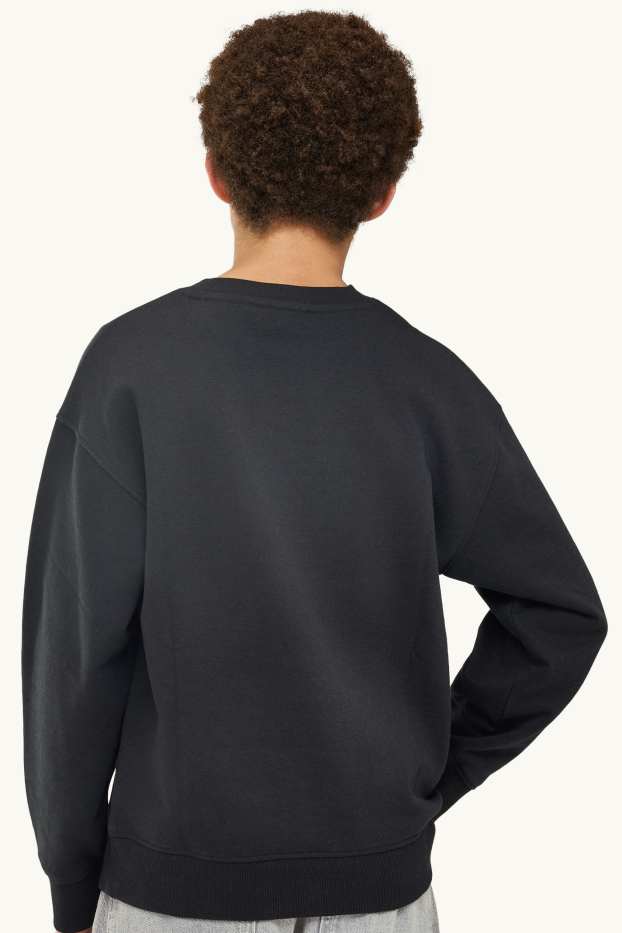 Children Boys - Snowboarding - sweatshirt - black