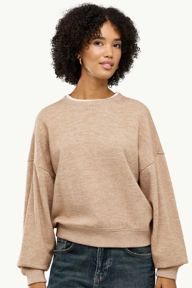 Donna - Felpa - beige