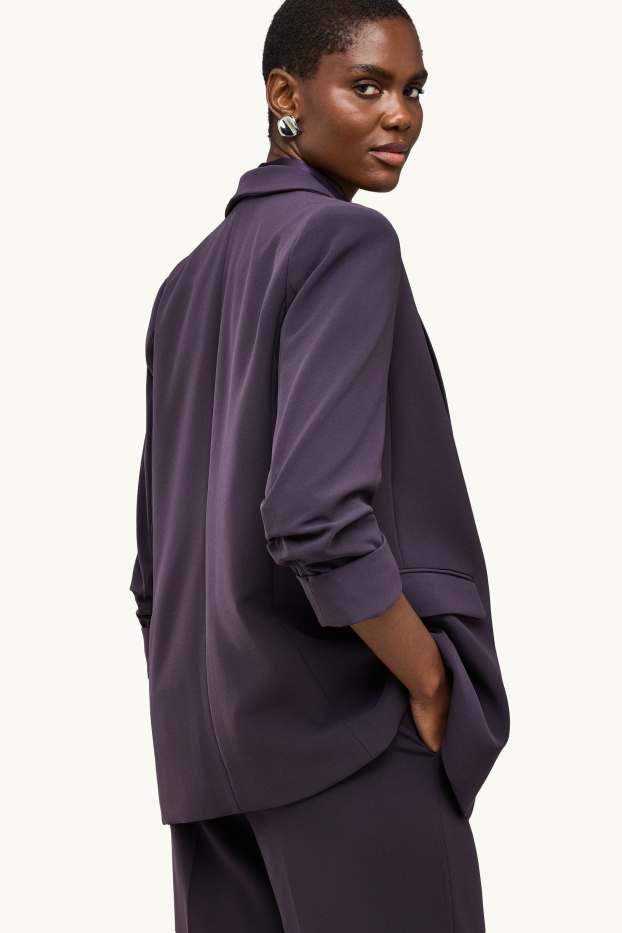 Femmes - Blazer de bureau - regular fit - violet