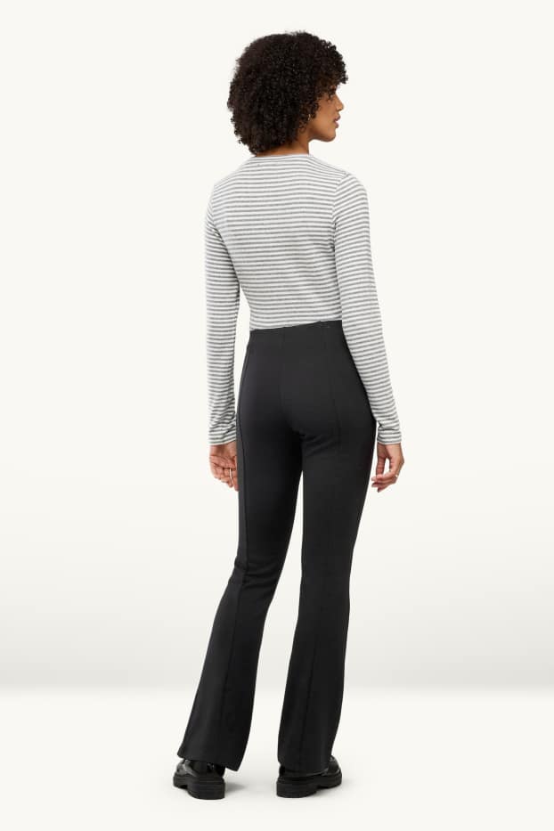 Femmes - Flared leggings - noir