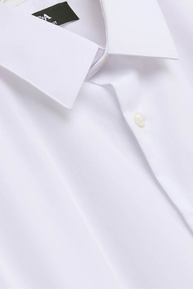 Home - Camisa formal - slim fit - Kent - blanc