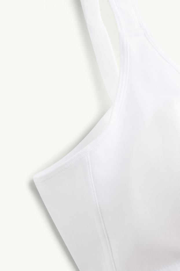 Women - Non-wired bra - white