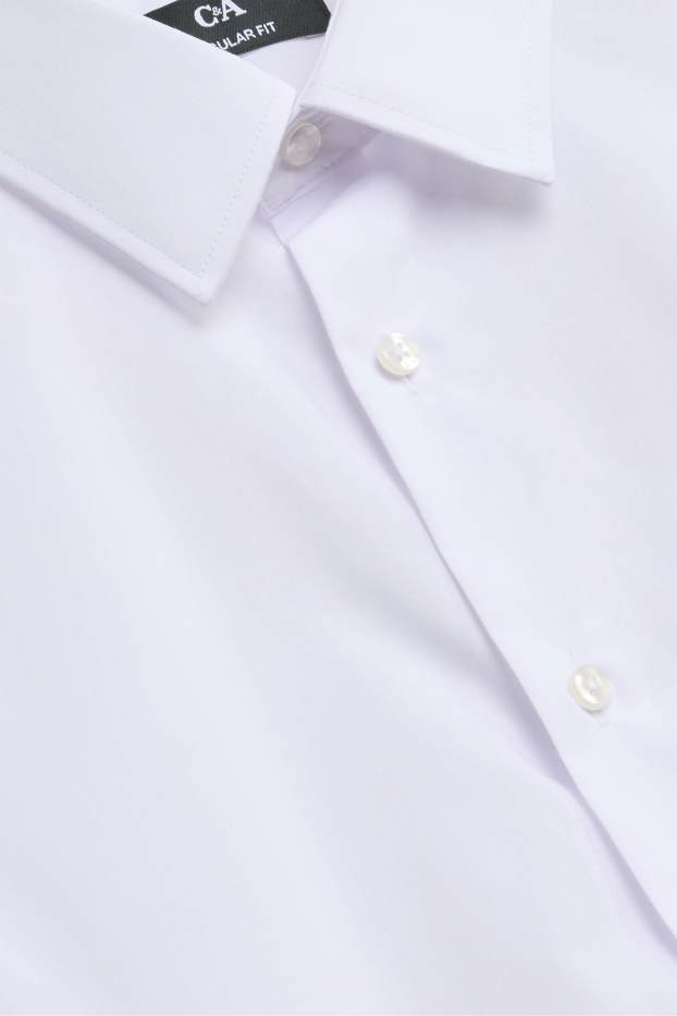 Home - Camisa formal - regular fit - Kent - blanc