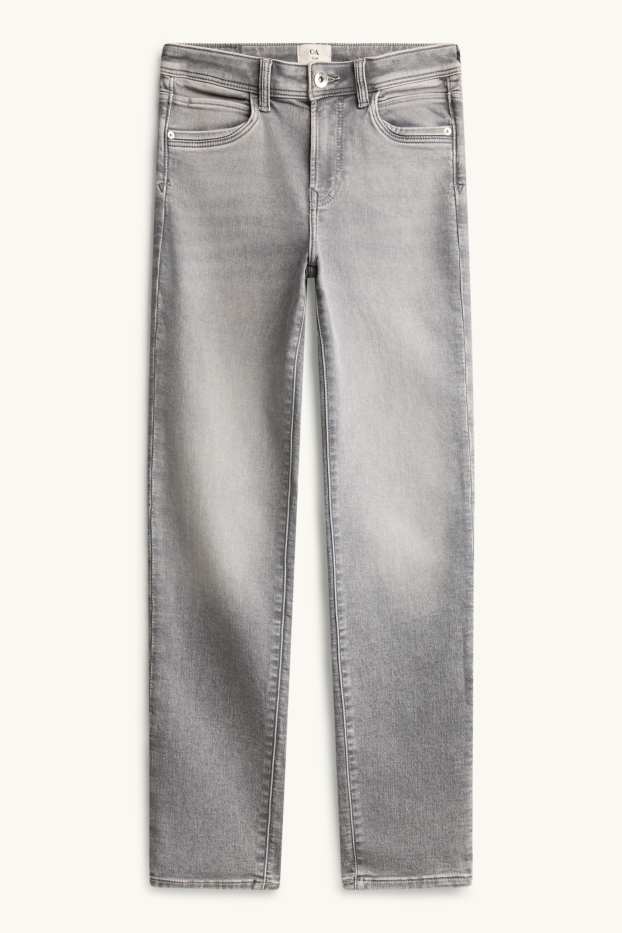 Dames - Denim - jeanslichtgrijs