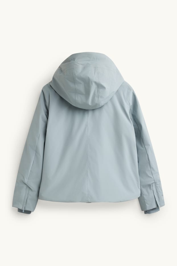 Femmes - Veste hardshell avec capuche - imperméable  - bleu clair