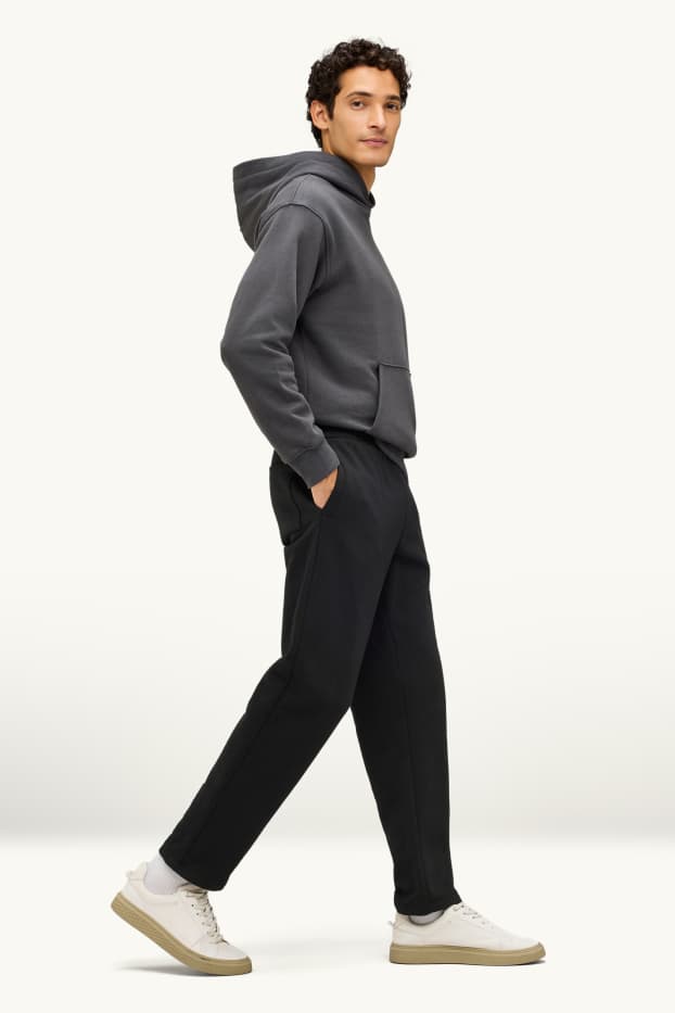 Hommes - Pantalon de jogging - regular fit - noir