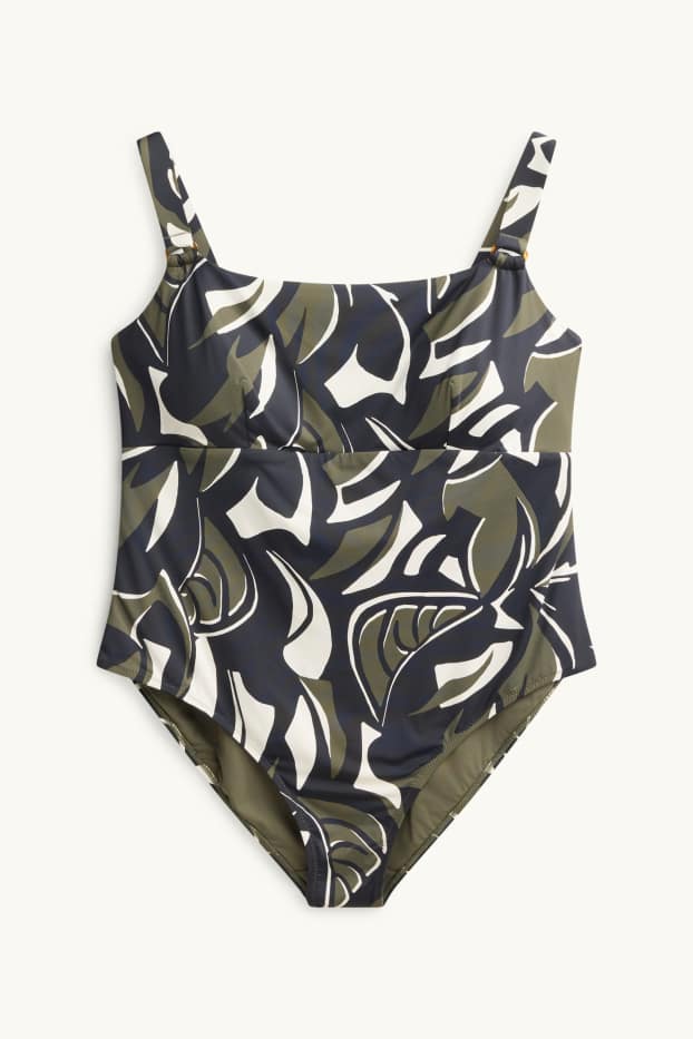Dames - Badpak - gewatteerd - LYCRA® XTRA LIFE™ - met patroon - camouflage