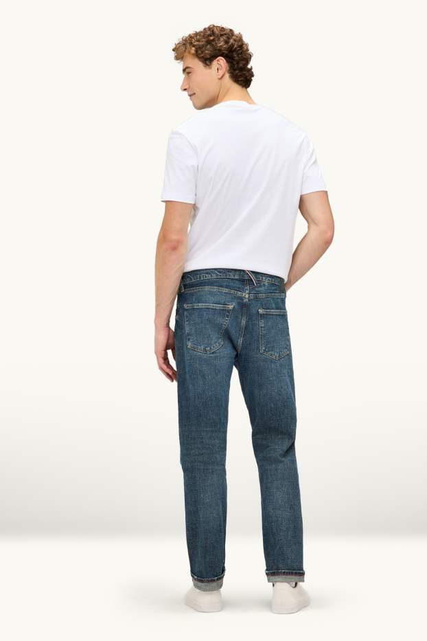 Herren - Regular Jeans - Selvedge - jeansblau