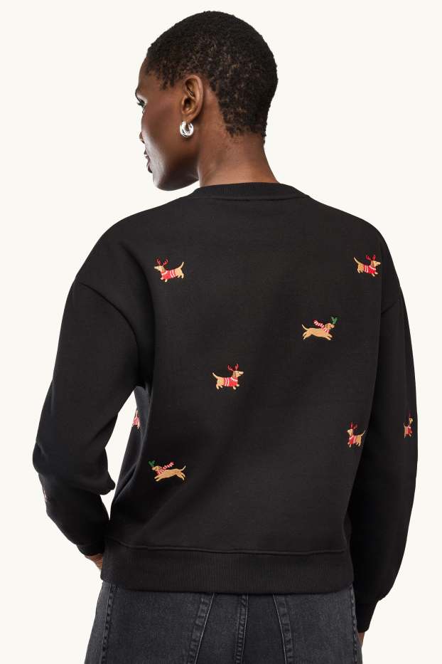 Damen - Sweatshirt - schwarz