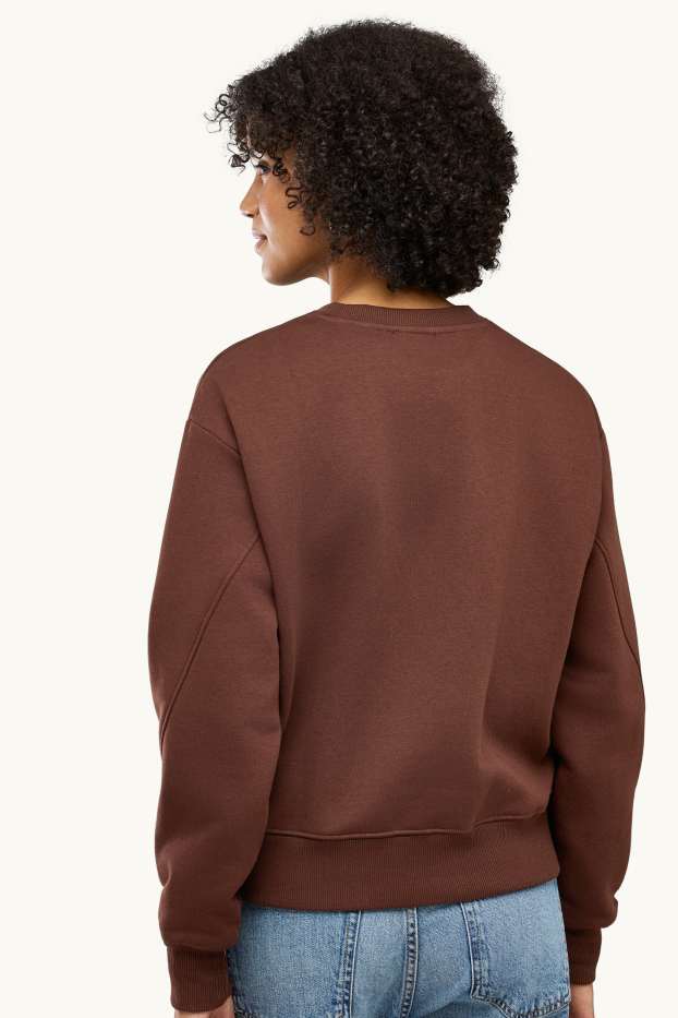 Damen - Sweatshirt - braun