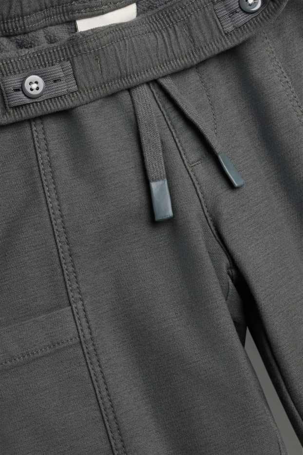 Kinder Jungen - Thermo-Jogginghose - dunkelgrau