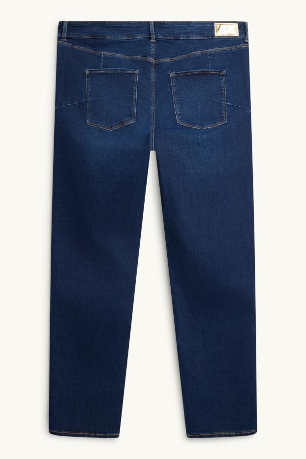 Dona - Slim Jeans - mid waist - shaping jeans - LYCRA® - texà blau fosc