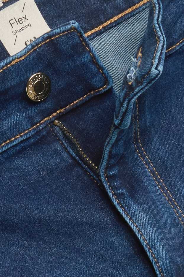 Dona - Slim Jeans - mid waist - shaping jeans - LYCRA® - texà blau fosc
