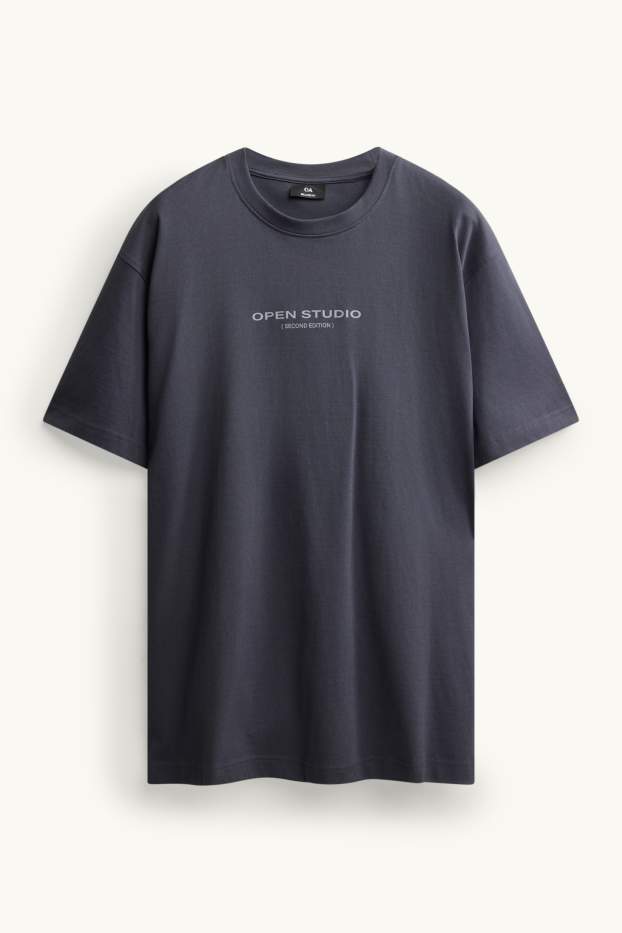 Home - Samarreta de màniga curta - relaxed fit - gris fosc