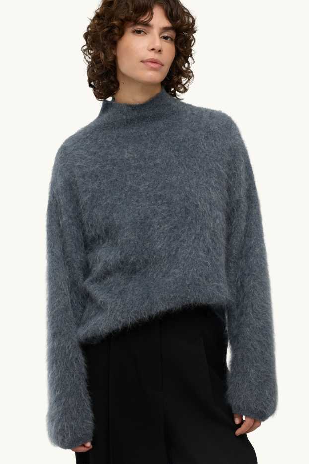 Femmes - Pull en cachemire - gris