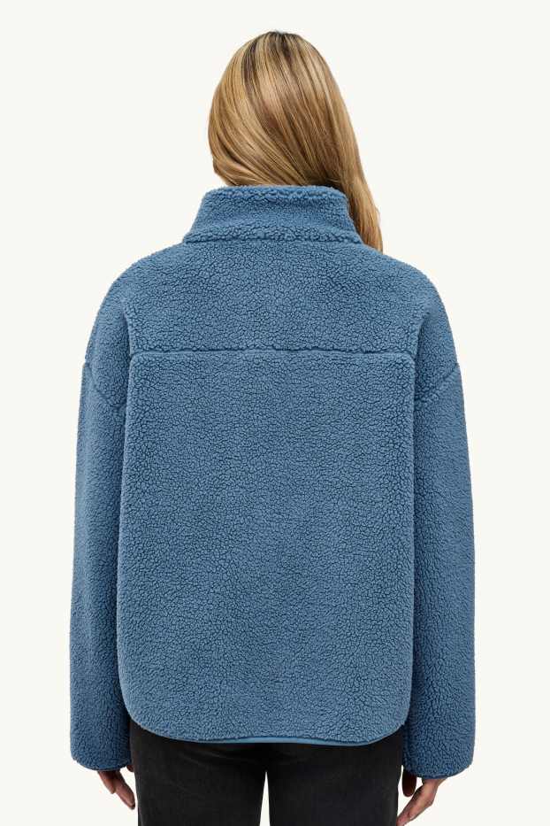 Women - Fleece jacket - blue