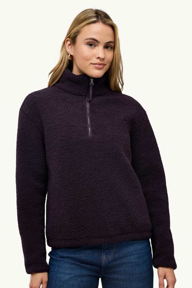 Women - Fleece jumper - purple