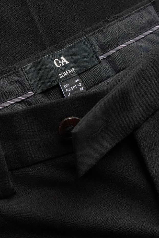Bărbați - Pantaloni modulari - slim fit - Flex - 4 Way Stretch - LYCRA® - negru