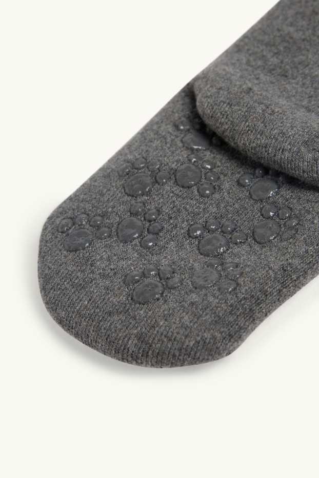 Bébés filles - Collants bébé - gris chiné