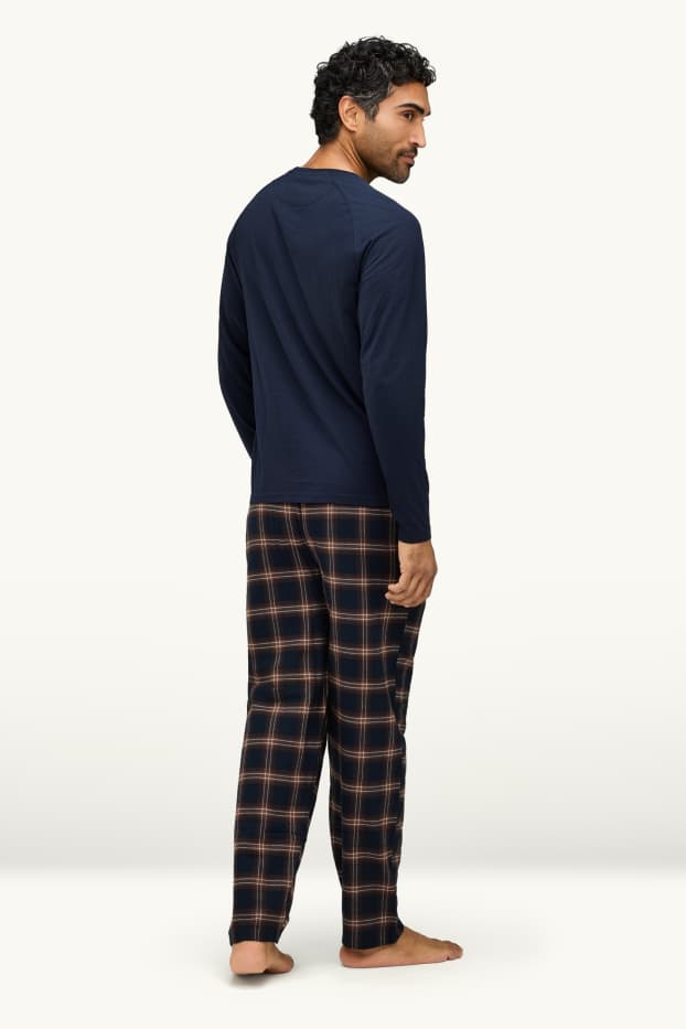 Heren - Pyjama - blauw