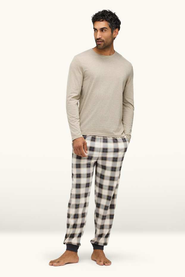 Herren - Pyjama - beige