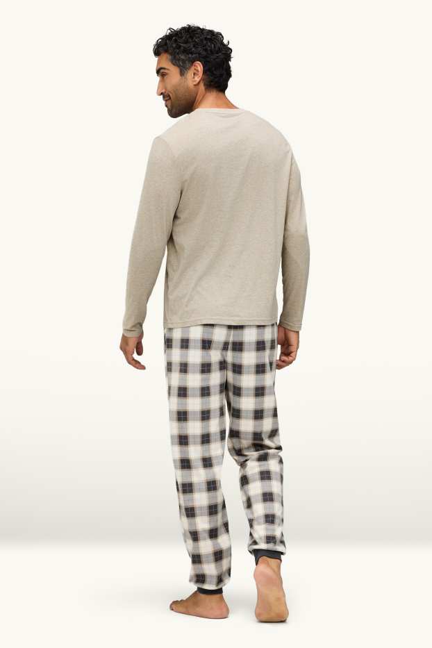 Herren - Pyjama - beige