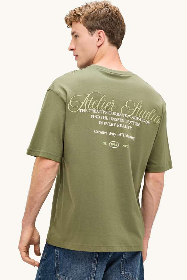 Herren - T-Shirt - Oversized - khaki