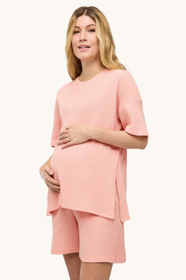 Damen - Still-Shorty-Pyjama - orange