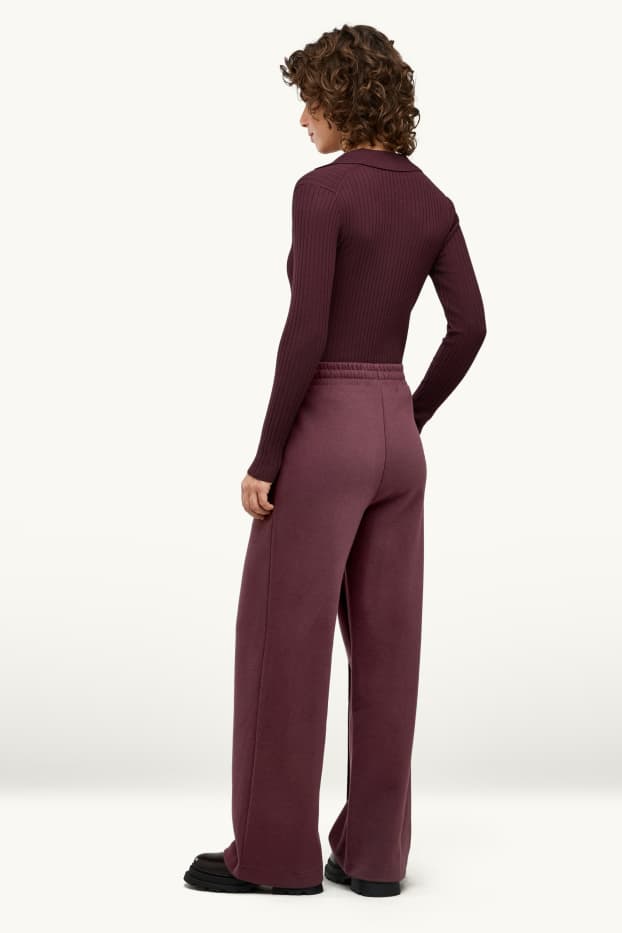 Damen - Jogginghose - bordeaux