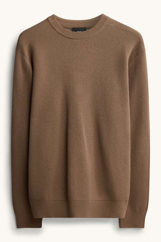 Hommes - Pull - marron