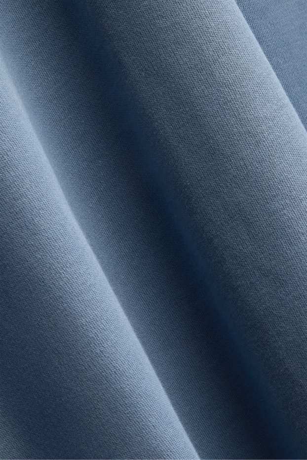 Heren - Longsleeve - relaxed fit - blauw