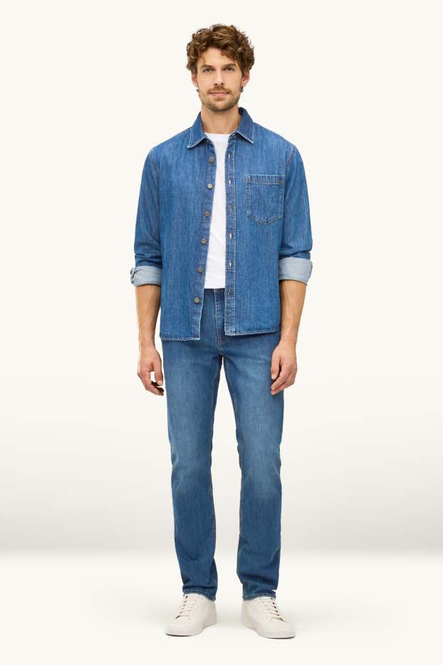 Hommes - Slim jean - LYCRA® - jean bleu